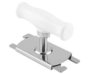 Ouvre-boîte réglable, outil de cuisine manuel facile à prendre en main pour couvercles de bocaux de petite et moyenne taille