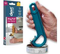 Ouvre-boîte Ring Pull & Pop Top (bleu sarcelle) Facile à ouvrir n'importe quelle boîte à languette pour personnes âgées, soda, nourriture pour animaux, canettes pour chat, bière, aide à la maladie de