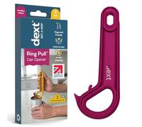 Ouvre-boîte Ring Pull & Pop Top (mûre) facile à ouvrir n'importe quelle boîte à tirette pour personnes âgées, soda, nourriture pour animaux, canettes pour chat, bière, Parkinson aide pour les cadeaux
