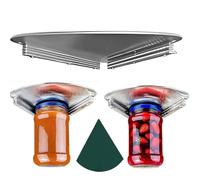 Ouvre-BoîTe Sous L' Armoire, Ouvre-Bocal En Verre, Ouvre-Bocal Et DéCapsuleur Sous Armoire, pour Mains Faibles Et Personnes âGéEs Souffrant D'Arthrite