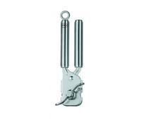 RÖSLE Pince Ouvre-Boîte de Haute Qualité en Acier Inoxydable Pur, Sans Bords Tranchants, Couvercle Refermable, Acier Inoxydable 18/10, BrillantMat, Argenté