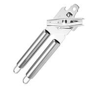 Ouvre-boîtes pour personnes âgées - Manuel en acier inoxydable pour ouvrir des bouteilles et des bocaux - Ouvre-boîtes robuste - Pour cuisine, maison, restaurant, bar, extérieur, appartement barbecue