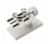 Ouvre Boîtier de Montre Outil de Réparation de Montre Extracteur de Glace Pince Réglable Ressort de Commande Mouvement Contrôlé Adapté aux Horlogers, Argent