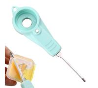 Ouvre-bouteille 15,5x4,2x3,2 cm - Ouvre-boîte avec bouchon à vis pour mains faibles | Dispositif de retrait multifonctionnel pour bouteilles de yaourt, boissons à la gelée, boissons non alcoolisées