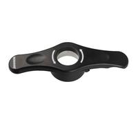 Fackelmann 45572 Ouvre bouteille 4 en 1, décapsuleur, ouvre boîte, ouvre bocal, ouvre bouteille, Plastique, Noir, 14,5 x 4,5 x 2,5 cm