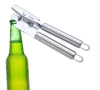 Ouvre-bouteille à main - Ouvre-boîte en étain en acier inoxydable | Outil de cuisine robuste pour n'importe quelle boîte de taille, poignées antidérapantes et ergonomiques