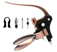 Ouvre-Bouteille À Main Pour Vin - Set De Tire-Bouchon Avec Tête De Lapin Pour Le Vin | Ensemble D'Ouvre-Bouteille À Main | Pour Mariage, Maison, Bar, Cuisine, Fête, Champagne, Bière Et