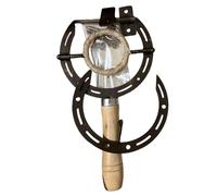 Ouvre-bouteille à vin en fer à cheval - Design décoratif occidental fonctionnel dans un look campagnard | Pour la maison bar garage man cave | Cadeau rustique pour pendaison de pendaison de