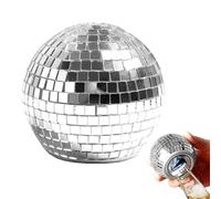 Ouvre-bouteille Boule Disco - Ouvre-bière Au Design Miroir Rétro, Décoration De Fête À Paillettes | Ouvre-bouteille Manuel Pour Bar, Cuisine, Bar À Domicile, Cadeau Amusant Pour Hommes, Femmes, Annive