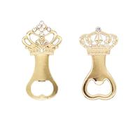 Ouvre-Bouteille Couronne 2 Pièces, Ouvre-Bouteille Couronne Dorée, Ouvre-Bouteille Drôle, Ouvre-Bouteille De Bière Créatif, Ouvre-Bouteille Portable, Ouvre-Bouteille De Fête