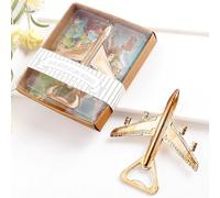 Ouvre-Bouteille d'Avion | Décoration d'Avion | Cadeau d'Anniversaire Pour Vétéran, Pilotes, Amateurs De Voyage Ou Amateurs d'Aviation | Boîte Cadeau Adorable | Nouveauté (Avion)