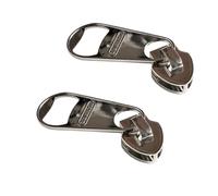 Ouvre-bouteille de bière 2PCS, ouvreur de bouteille à fermeture éclair zinc en alliage magnétique peut être outil avec un autocollant réfrigérateur pour le réfrigérateur