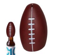 Ouvre-bouteille de bière automatique, porte-clés ouvre-bouchon de bouteille, design de football instantané en acier inoxydable sans couvercle, outil d'ouverture sans dommage pour bouchon de