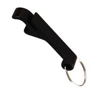 Ouvre-bouteille de bière, avec décapsuleur de bière 9 | Accessoires de cuisine robustes Porte-clés 9 couleurs vives pour bar, restaurant, fête, voyage, noir