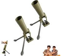 Ouvre-bouteille De Bière Design Mortier, À Pression Avec Éjection Automatique Du Bouchon Couronne, Mains Libres Amusant(A2)