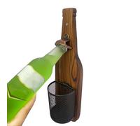 Ouvre-bouteille de bière en bois à, Installation rapide, boîte de rangement de bouchons de bouteilles, décoration de Restaurant, ouvre-bouteille Simple