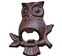 Ouvre-Bouteille De Bière en Fer Forgé en Forme De Hibou Ouvre-Bouteille en Fonte Vintage Tenture Murale Outil D'ouverture De Bouteille pour Les Bars De Cuisine