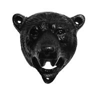 Ouvre-bouteille de bière en fer, outil de cuisine multifonction, support mural fantaisie pour bar, table d'armoire, décapsuleur de bière en fer à tête d'ours, outil multifonction gadget de cuisine