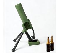 Ouvre-bouteille de bière en forme de mortier de 51 mm - Accessoire original | Ouvre-bouteille de bière original de 51 mm en forme de mortier, qui éjecte les capsules, conçu comme un accessoire amusant et