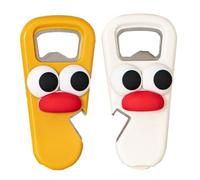 Ouvre-bouteille De Bière Magnétique - 2pcs Mignon Réfrigérateur Mount Bottle Overner | Ouverteurs Bouteilles D'aimant Pratiques Outil D'ouverture Des Canettes Soda Adaptée À La Cuisine, Au Bar Et L'ut