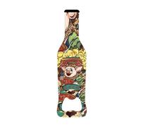 Ouvre-bouteille de bière manuel pour bouteille de bière, ouvre-bouteille avec couvercle pop style chinois 2 et 1 pour ongles longs de serveur, ouvre-bouteille de bière