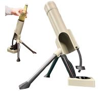 Ouvre-bouteille de bière, ouvre-bouteille de bière, 51 mm Heavy Duty Tactical Cap Launcher mains libres, sans dommage aux bouchons, décapsuleur amusant pour les étagères de bureau