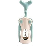 Ouvre-bouteille de bière, tire-bouchon, portable, créatif, ouvre-bouteille de vin, matériau ABS, foret en acier, accessoires de cuisine, bar(Green)