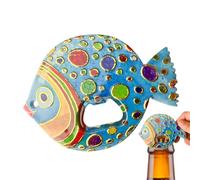 Ouvre-bouteille De Poisson - Aimants De Réfrigérateur Multifonctionnels PE 50 G | Autocollant Magnétique De Réfrigérateur 3.15x4.25 Pouces, Ouvre-bouteille De Bière, Aimants Décoratifs De Vacances