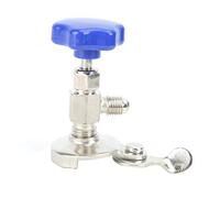 Ouvre-bouteille de r¨¦frig¨¦rant de voiture Valve de distribution ouvre-bouteille de r¨¦frig¨¦rant 337B R12 R134A outil de r¨¦paration de climatisation de voiture anti-fuite