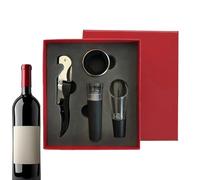 Ouvre-bouteille De | Serveur En Boucherie, Ensemble D'ouverture De La Bouteille De, Boîte À Cadeau À, Quatre Parties, Fermeture À Vide En Acier Inoxydable, Prise De, Boîte Cadeau, Ouvr