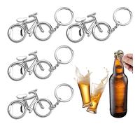 Ouvre-Bouteille de Vélo, 4 Pièces Porte-Clés Décapsuleur Pour Bar, Barbecue Familial, Pique-Nique, KTV - Grand Cadeau Pour Les Amateurs de Bière et de Vélo