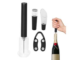 Ouvre-Bouteille de Vin à Pompe à Air | Tire-Bouchon avec Aérateur - Ouvre-Bouteille À Aiguille Manuel,Pour Maison Cuisine Bar Fete Pique-Nique Camping Vacances Restaurant Poche