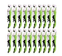 Ouvre - Bouteille de Vin, Clé à Vin en Acier Inoxydable, Serveuse de Restaurant, Sommelier, Barman's Wine Key (20, green)