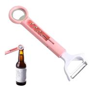 Ouvre-Bouteille de Vin - Tire-Bouchon Ergonomique pour Vin et Bouchons | Économe et Épluche-Légumes - Pour Voyage Camping Fêtes Barbecue Pique-Nique Hommes Femmes Adultes Ados Seniors