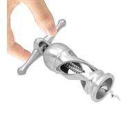Ouvre-bouteille, décapsuleur, ouvre-bouteille, tire-bouchon rotatif créatif, argent