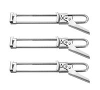 Ouvre-bouteille en acier inoxydable, ouvre-boîte réglable linéaire, ouvre-boîte manuel avec bouchon à vis