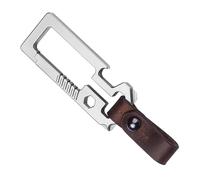 Ouvre-bouteille en alliage de métal avec tournevis - Outil multifonction d'extérieur à suspendre à la taille - Porte-outils durable avec décapsuleur et tournevis