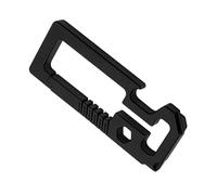 Ouvre-bouteille en alliage métallique avec tournevis - Outil multifonction d'extérieur - Boucles de porte-clés à suspendre - Outil d'extérieur durable avec décapsuleur et tournevis
