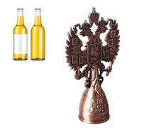 Ouvre-bouteille en forme d'animal vintage, ouvre-bouteille portable à double paon, décorations artisanales pour la maison, outils mignons pour les maisons, la cuisine, le bar, le (Bronze violet)