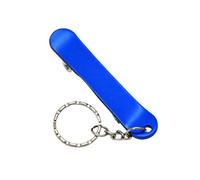 Ouvre-bouteille en forme de planche avec ouverture de, Blue | Profil de planche reconnaissable et détails en forme de roue, utilitaire d ' ouverture de bouteille, maillon de
