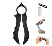 Mobiclinic®, Ouvre Bocal, Antidérapant, Multifonction, Bouchons, Bocaux et Canettes, Léger et Compact, Facile à Utiliser, Adapté aux Personnes Âgées et à Mobilité Réduite, Enfants, Noir