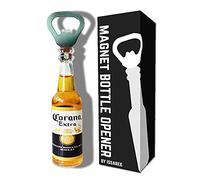 Ouvre-bouteille ISSAREE en acier inoxydable, décapsuleur magnétique de bouteille de bière, figurine, bar, réfrigérateur, décoration, collection unique de cadeaux d'anniversaire (Corona Extra)