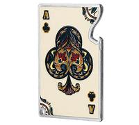 Ouvre-bouteille KADAX, ouvre-bouteille, conception de carte à jouer, ouvre-bière en acier, ouvre-bouchon à vis pour la maison, fête, bar, soda, bière, mariage (croix crème)