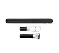 Ouvre-bouteille manuel avec joint de conservation et bec verseur. Approche avancée sous pression pour un retrait simple du liège Structure de conservation du vin