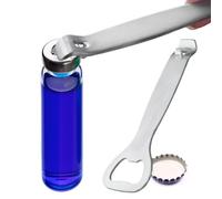 Ouvre-bouteille manuel en acier inoxydable pour maison, appartement, pub, restaurant, barbecue, camping, pique-nique, réunions