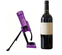 ouvre-bouteille mortier, ouvre-bouteille de bière de 51 mm, lanceurs de capsules robustes, ouvre-bouteilles mains libres à pousser, accessoire de bar pour fête, camping, cadeau amusant pour lui