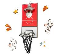 Ouvre-bouteille mural Basketball - Ouvre-bouteille mural - Ouvre-bouteille avec réceptacle pour cuisine, bar ou salle de fête