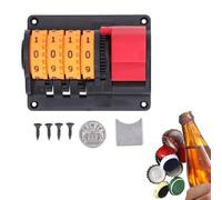 Ouvre-bouteille mural, comptage automatique, décapsuleur en ABS, outil ouvert de bière, compteur de bière pour