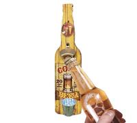 Ouvre-bouteille mural - Décapsuleur de bière suspendu pour homme - Support mural - Décapsuleur mural rétro - Outil de garage - Accessoire monté - Rustic Bière Cap Collector Opener