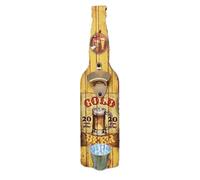 Ouvre-bouteille mural - Ouvreur de bière murale classique avec Cap Catcher | Ouvre-bouteille en métal vintage pour cuisine, bar, garage ou patio | Facile à installer, excellent cadeau pour l'amour